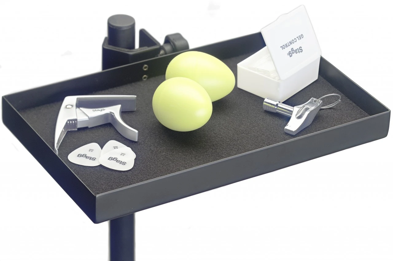 Stagg ACTR-2515BK Instrumentenablage 25x15cm